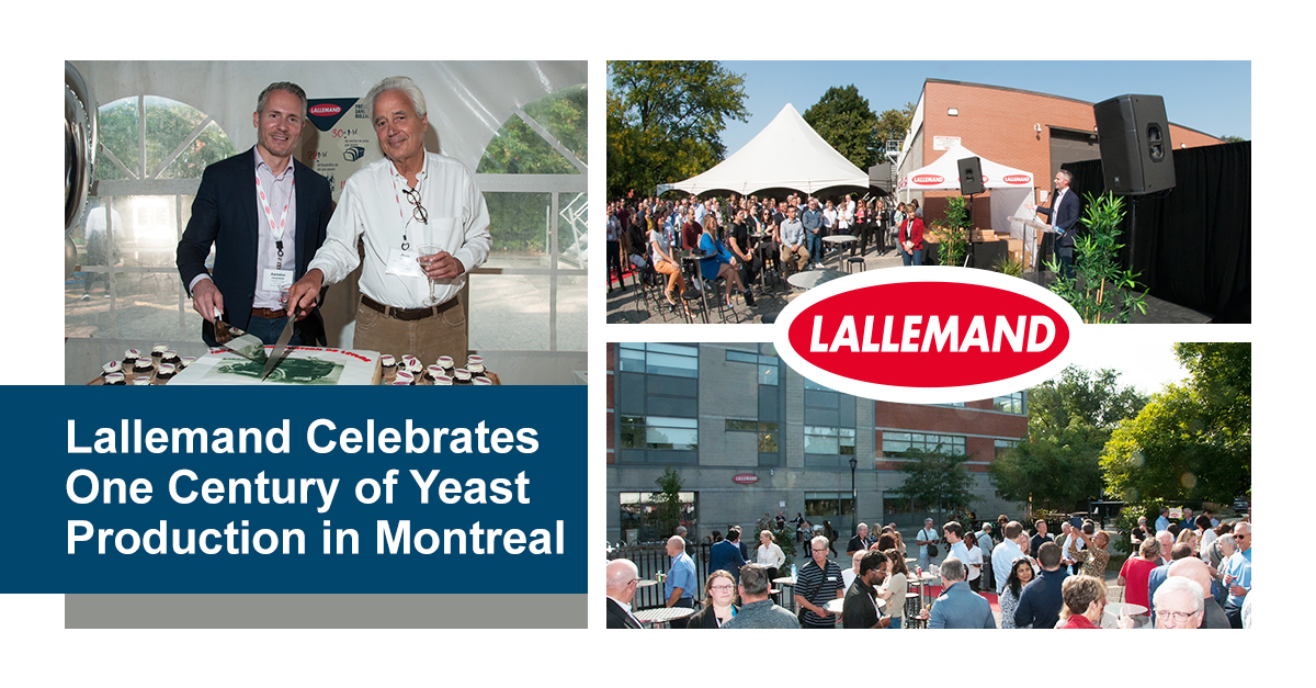 Lallemand Celebrates One Century of Yeast Production in Montreal